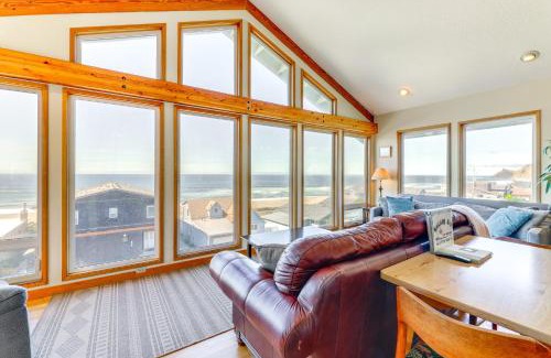 Roads End House | Walk to Beach Oregon Coast Escape with Hot Tub!