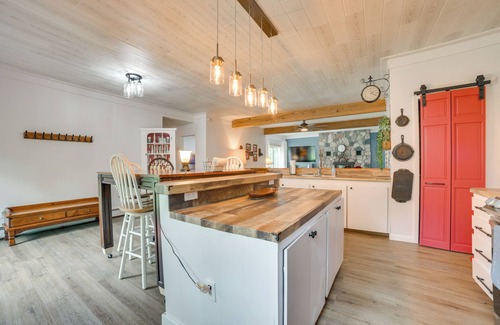 Onaway Cabin | Walk to Black River: Secluded Cabin in Onaway