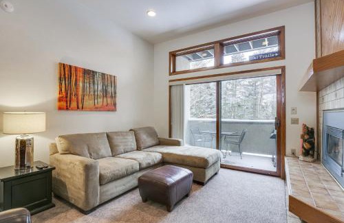 Peak 9 House | Walk to Chairlifts Breck Condo with Private Patio