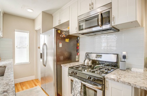 Whittier House | Walk to City Park: Chic Home w/Hot Tub & Yard