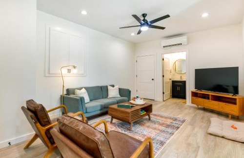 Brevard Apartment | Walk to Downtown Brevard Apt with Patio and Fire Pit!