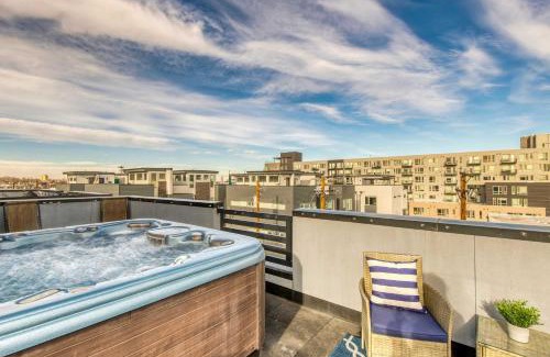 West Colfax House | Walk to Empower Field Townhome with Hot Tub!