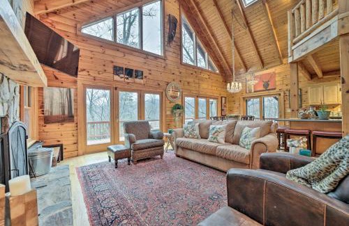 Maggie Valley House | Walk to Golfing Grand Maggie Valley Cabin!