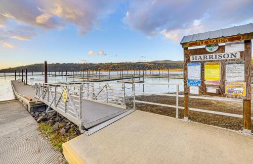 Harrison House | Walk to Marina Harrison Cabin with Lake View!