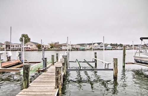 Caine Woods House | Walk to Maryland Beach Canal-Front Escape with Dock