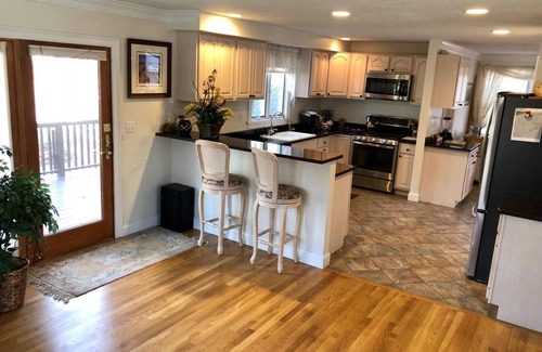 Dennis House | WALK TO MAYFLOWER BEACH! Luxury Colonial-Style Cape Cod Home with Central A/C