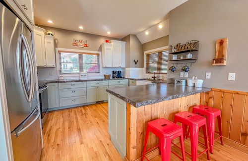 McHenry House | Walk to Wisp! Stunning Lakefront Home!