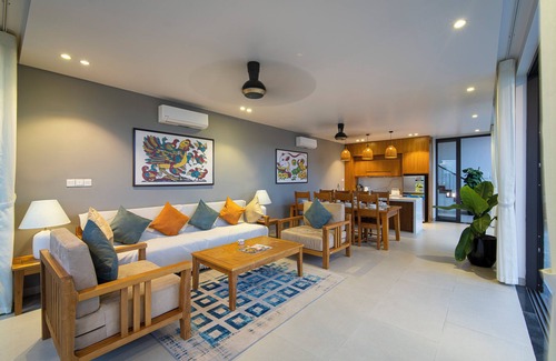 Cua Đai Villa | Walkable Beach/10min to the Old Town/Private Pool