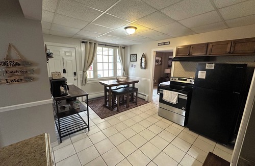 White Mills Apartment | Wallenpaupack Suite at Hawley Riverside Haven 1/2 block from downtown Main Ave!