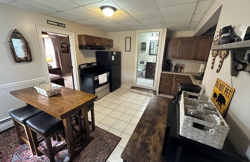 White Mills Apartment | Wallenpaupack Suite at Hawley Riverside Haven 1/2 block from downtown Main Ave!