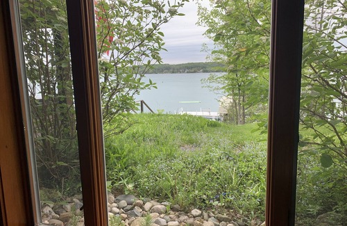 Boyne City House | Walloon Lake lakefront home 4 bedroom private cottage on beautiful west arm