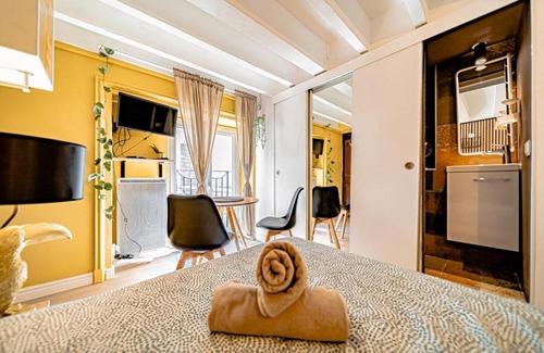Jules Ferry - Recamier Apartment | Warm and well-appointed studio Foch Masséna district