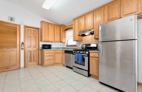 Mystic Island House | WATER FRONT BEACH BUNGALOW- SLEEPS 6 FIREPIT. GAME ROOM GAZEBO.