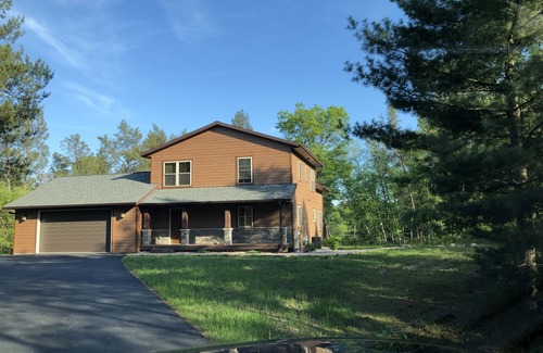 New Lisbon House | Water view 3 acres, near Dells, Cranberry Fest, firepit, private trails