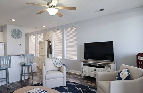 Southport Condo | Water view condo overlooking Marina, with private deck