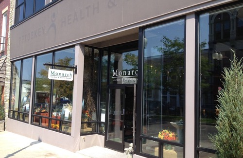 Petoskey Condo | Water View Loft in downtown Petoskey with reserved parking for two cars