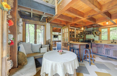 Cullowhee Cabin | Waterfall Views - 'Blue Ghost' Cabin in Cullowhee!