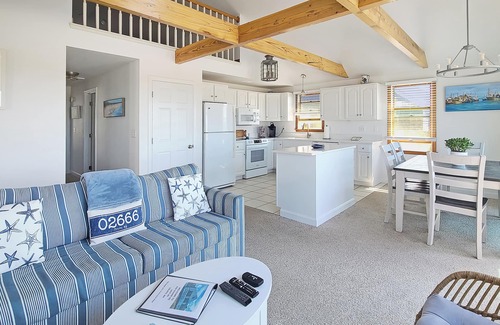North Truro Cottage | Waterfront 2BD Cottage: RIGHT ON THE BEACH, Water View, Direct Beach Access, A/C & Exclusive Use Deck