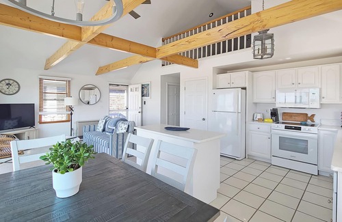 North Truro Cottage | Waterfront 2BD Cottage: RIGHT ON THE BEACH, Water View, Direct Beach Access, A/C & Exclusive Use Deck
