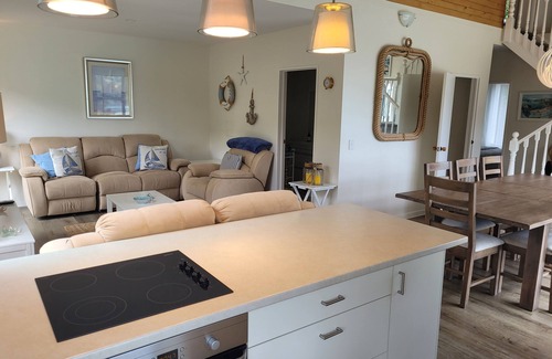 French Farm House | Waterfront 8 bedroom home with hot tub