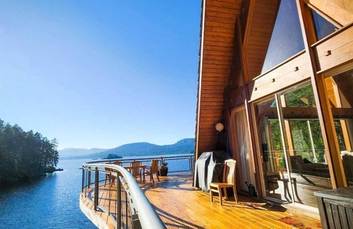 Juan de Fuca Electoral Area House | Waterfront A-Frame with private dock