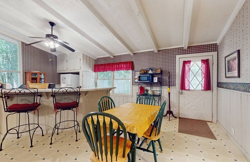 Cashes Valley Cabin | Waterfront cabin in a peaceful location w/private hot tub - dog-friendly