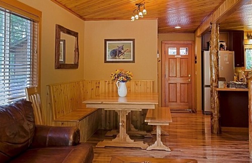 Paradise Estates Cabin | Waterfront cabin w/hot tub, fireplace, WiFi, pool table & BBQ. Family-friendly.