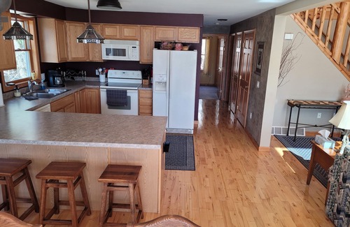 Free Soil Ski Chalet | Waterfront Chalet Nestled Between Hamlin Lake And The Manistee National Forest