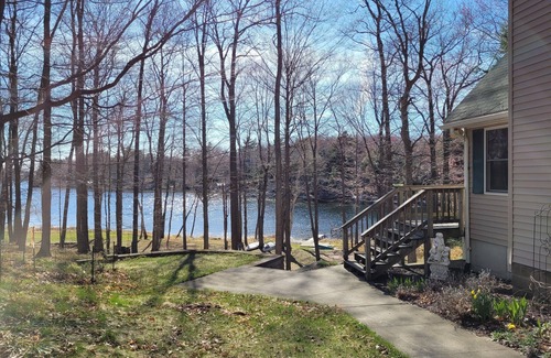 Free Soil Ski Chalet | Waterfront Chalet Nestled Between Hamlin Lake And The Manistee National Forest