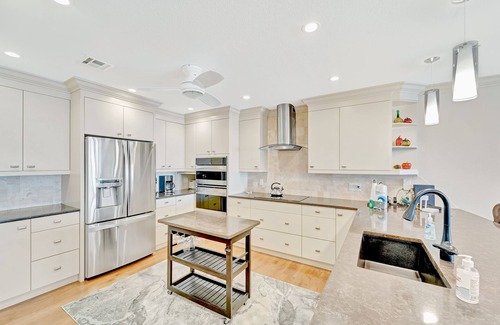 Burnt Store Marina Condo | Waterfront condo with gorgeous view, enclosed lanai, W/D, WiFi & community pool