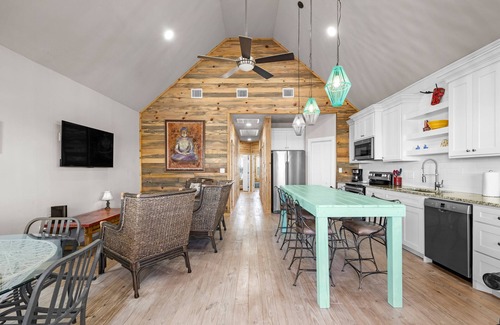 Flour Bluff House | Waterfront Escape w/Views | Shared Pool & Boat Dock | Orange Crush by AvantStay