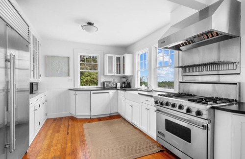 Wianno House | Waterfront Estate in Prestigious Osterville | Private Beach, Pool & Hot Tub and Central AC-Sleeps 15