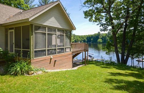Fife Lake House | Waterfront Fife Lake Cottage Dock, Kayak, Sunroom