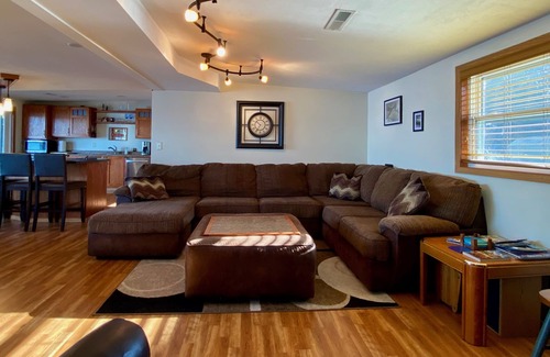 Sturgeon Bay House | Waterfront gem, sandy beach, modern kitchen, large great room, free firewood