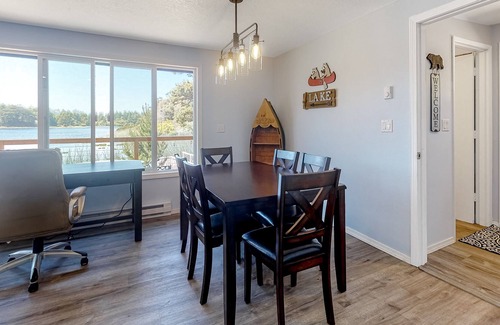Port Orford House | Waterfront Gem w/ Deck, Private Dock & Hot Tub, Free WiFi & Full Kitchen
