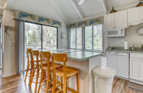 Night Heron House | Waterfront getaway in heart of Sea Pines - short walk to beach & steps to pool