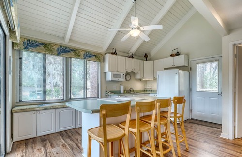 Night Heron House | Waterfront getaway in heart of Sea Pines - short walk to beach & steps to pool