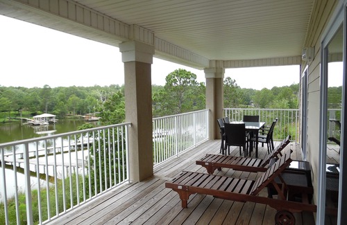 Foley Condo | Waterfront - great fishing, peaceful & quiet, yet close to Tanger Outlets & OWA