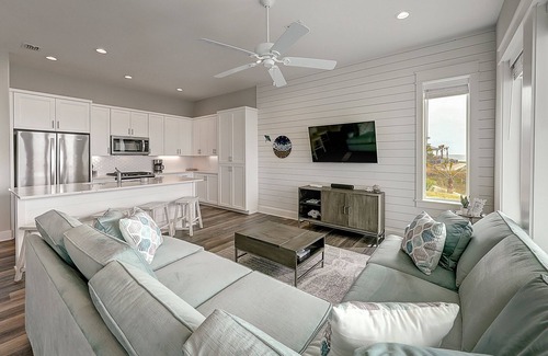 Rockport House | Waterfront haven with Bay views, patio, luxe suites, and shared dock and pool