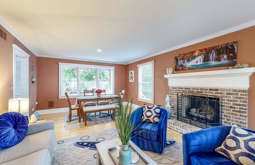 Salisbury House | Waterfront Home - 40-Foot Fishing Dock, Canoe, Home Theater