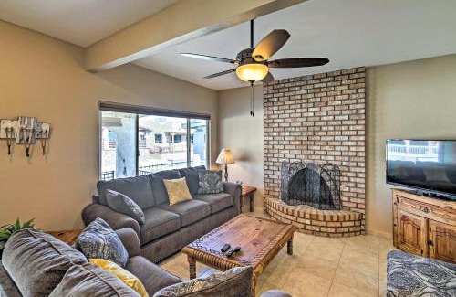 Parker Strip House | Waterfront Home in Parker with Mtn Views and Dock!
