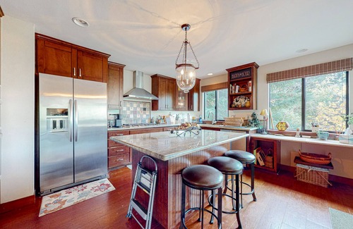 Guerneville Cabin | Waterfront home on the Russian River with gorgeous view, dock, kayaks & canoe