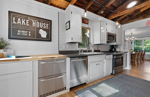Baileys Harbor House | Waterfront home in Downtown Baileys Harbor- Across from the Brewery!