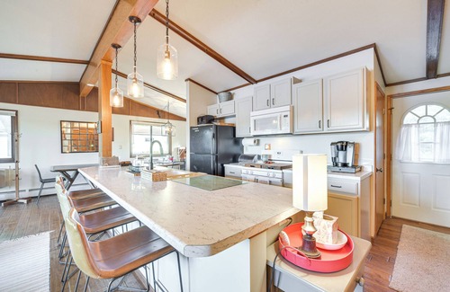 Balsam Lake House | Waterfront Home w/Fire Pit & Deck in Balsam Lake!