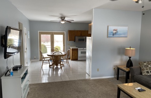 Houghton Lake House | Waterfront Home with Dock, Boat Launch, and Movie Theatre Room!