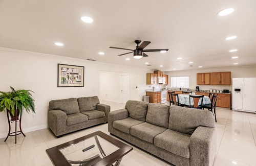 Port Charlotte House | Waterfront Home with Private Heated Pool, Dock, Wifi