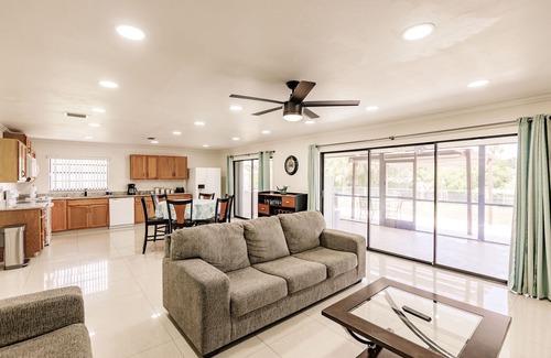 Port Charlotte House | Waterfront Home with Private Heated Pool, Dock, Wifi