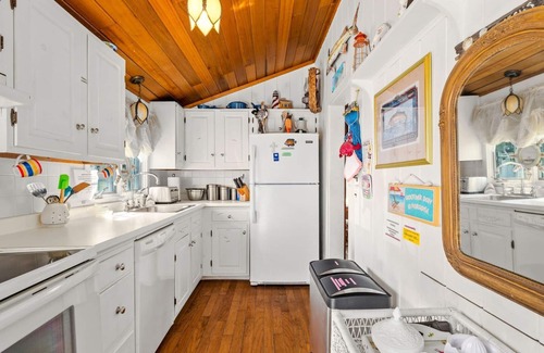 Narragansett House | Waterfront home with dock on Point Judith Pond!