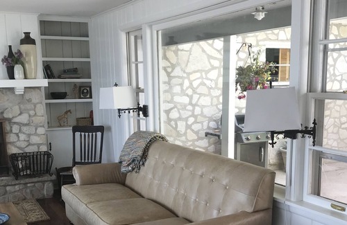 Gills Rock House | Waterfront Home with private pier, harbor and beach on Garrett Bay