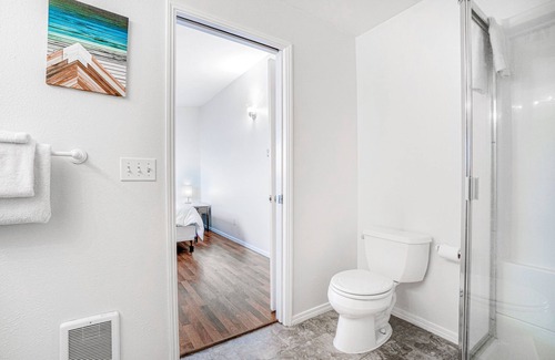 Langley House | Waterfront Home with High-Speed WiFi, Bay View, Electric Fireplace, and W/D